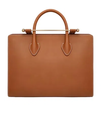 Strathberry Medium Shoulder Bag In Brown