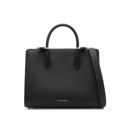 Strathberry Midi Tote Tote Bag In Black
