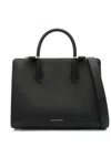 Strathberry Midi Tote Bag In Black