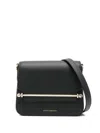 Strathberry Mini Ace Cross Body Bag In Black