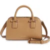 Strathberry Mini Georgia Leather Tote In Brown