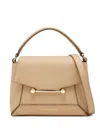 Strathberry Mini Mosaic Bar-top Handle Tote Bag In Neutral