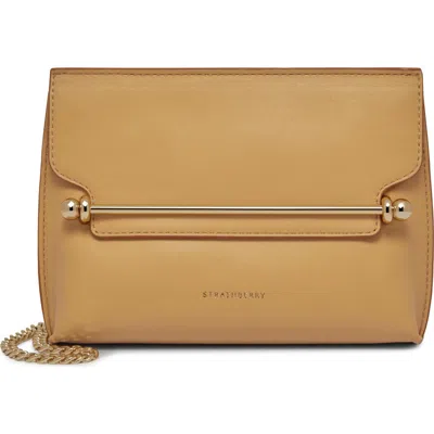 Strathberry Mini Stylist Leather Crossbody Bag In Pink