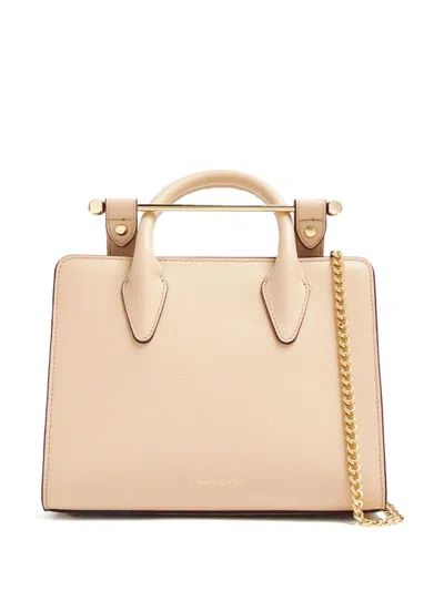 Strathberry Mini The  Tote Bag In Neutrals