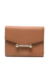Strathberry Mosaic Bar-detail Leather Wallet In Brown