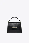 Strathberry Mosaic Croc-embossed Leather Top Handle Bag
