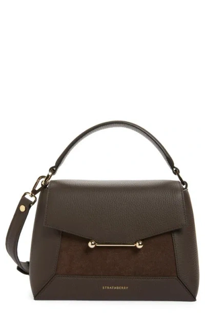 Strathberry Mosaic Leather Top Handle Bag