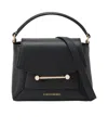 Strathberry Mosaic Leather Tote Bag In Black