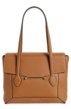 Strathberry Mosaic Tote In Tan/vanilla