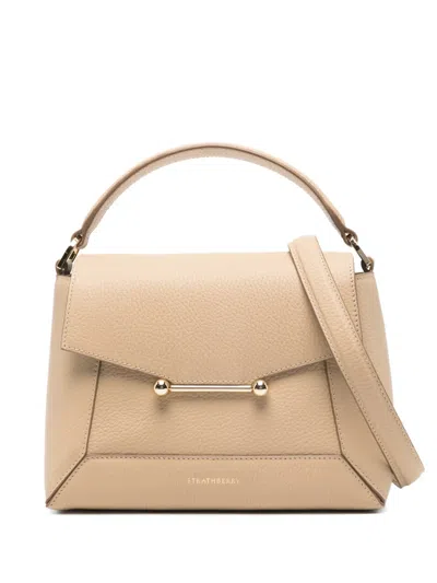 Strathberry Mosaic Logo-print Tote Bag In Neutral