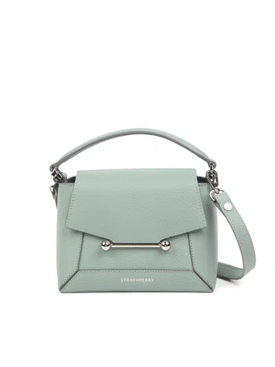 Strathberry Mosaic Nano Bag In Stone Blue