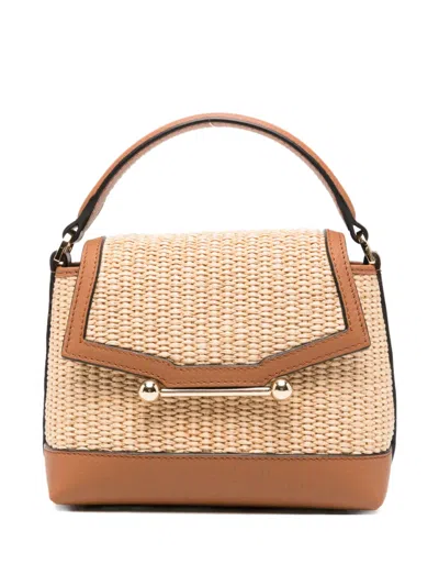 Strathberry Mosaic Nano Tote Bag In Neutral