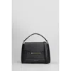 Strathberry Mosaic Shoulder Bag In Black Leather In Black