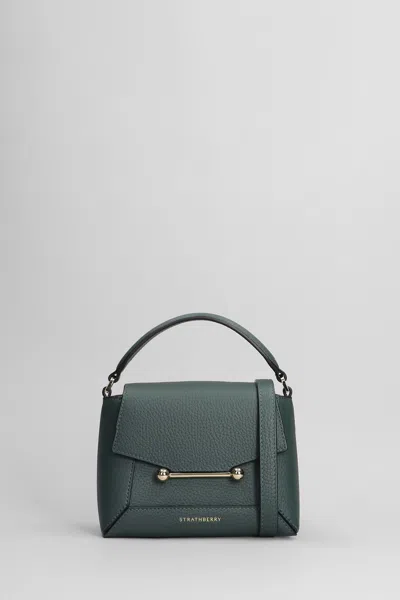 Strathberry Mosaic Shoulder Bag In Green Leather