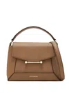 Strathberry Mosaic Top-handle Cross Body Bag In Brown