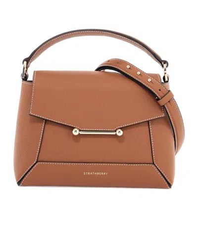 Strathberry Mosaic Tote Bag In Brown