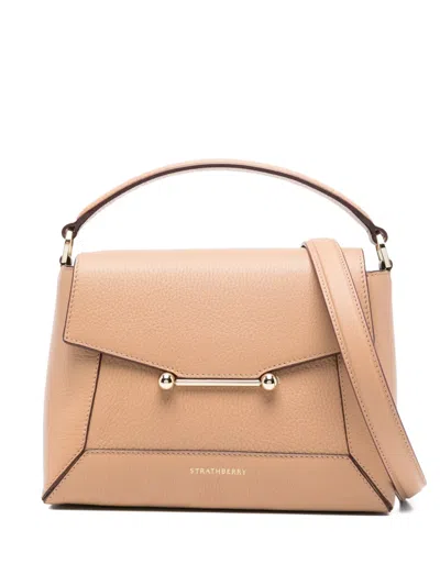Strathberry Mosaic Tote Bag In Brown