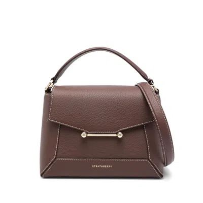 Strathberry Mosaic Tote Bag In Brown