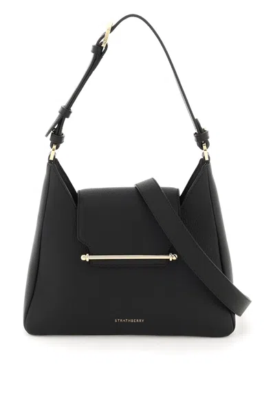 Strathberry Multrees Hobo Shoulder Bag In Black