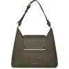 Strathberry Multrees Hobo Bag In Khaki