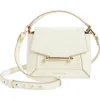 Strathberry Nano Mosaic Croc Embossed Leather Top Handle Bag