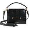 Strathberry Nano Mosaic Croc Embossed Leather Top Handle Bag