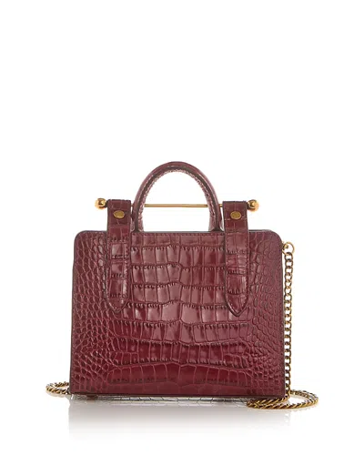 Strathberry Nano Tote In Red