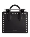Strathberry Nano Tote Studs In Black