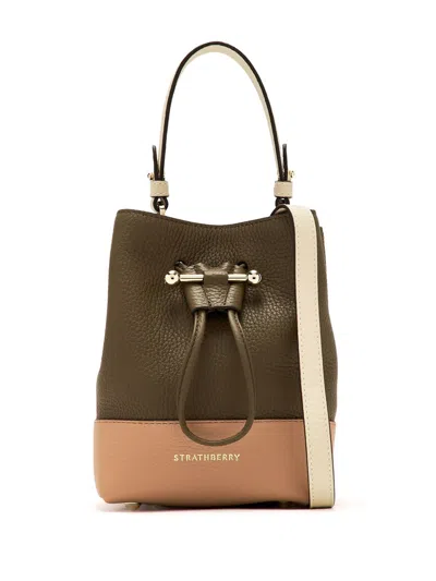 Strathberry Osette Bucket Bag In Brown