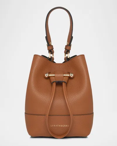 Strathberry Osette Drawstring Leather Crossbody Bag