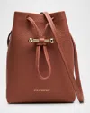 Strathberry Osette Large Leather Crossbody Pouch In Sienna