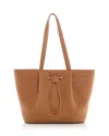 Strathberry Osette Leather Shopper Tote In Brown