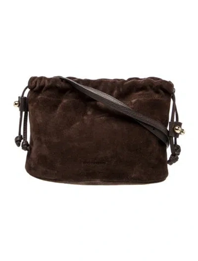 Pre-owned Strathberry Suede Crossbody Bag In Brown