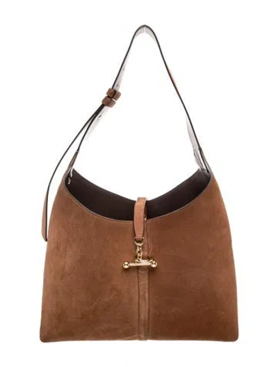 Pre-owned Strathberry Suede Kite In Brown