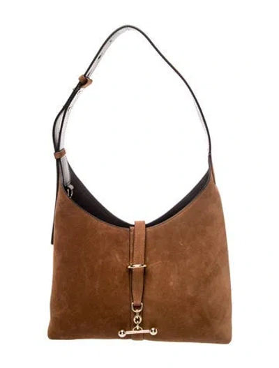Pre-owned Strathberry Suede Kite In Brown
