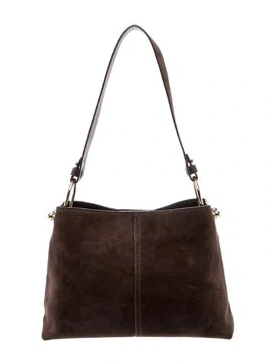 Pre-owned Strathberry Suede Lana In Brown