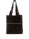 Strathberry Suede Shoulder Bag In Brown