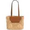 Strathberry The Small  Basket Woven Raffia Tote