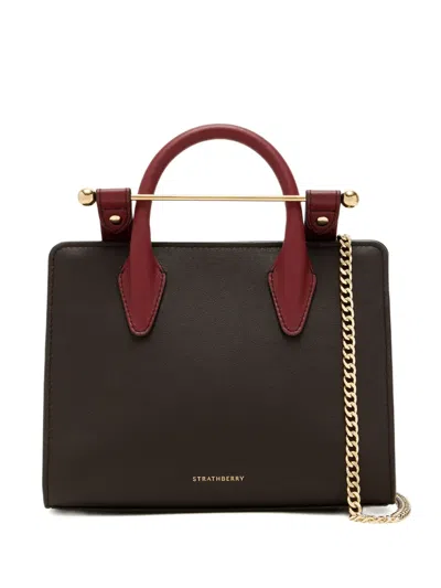 Strathberry Top-handles Chain Tote Bag In Black