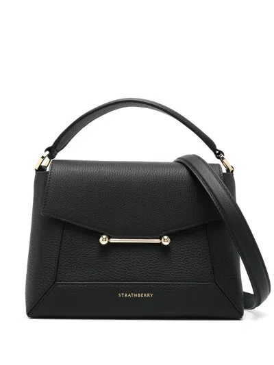 Strathberry Mosaic Tote Bag In Black
