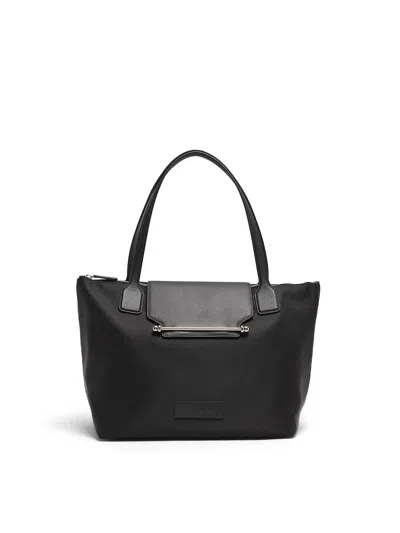Strathberry Travel Recycled Tote Bag In Black