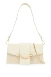 Strathberry Women's Mini Crescent Shoulder Bag In White
