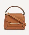 Strathberry Women's Mosaic Nano Top Handle Bag In Brown
