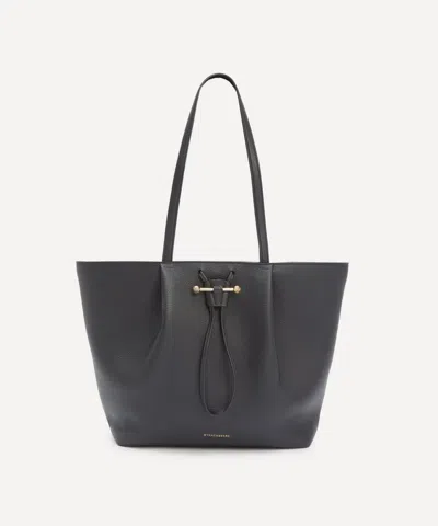 Strathberry Women's Osette Black Leather Shopper Bag