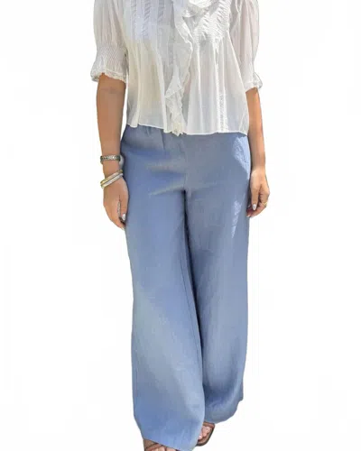 Strawberry Paris Cashmere Denim Pant In Blue