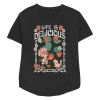 Strawberry Shortcake Life Is Berry Delicious  Graphic T-shirt In Black