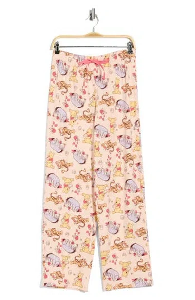 Strawberry Shortcake Print Pajama Pants In Pink