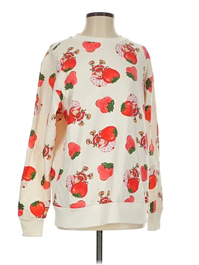 Pre-owned Strawberry Shortcake Pullover Sweater In Ivory