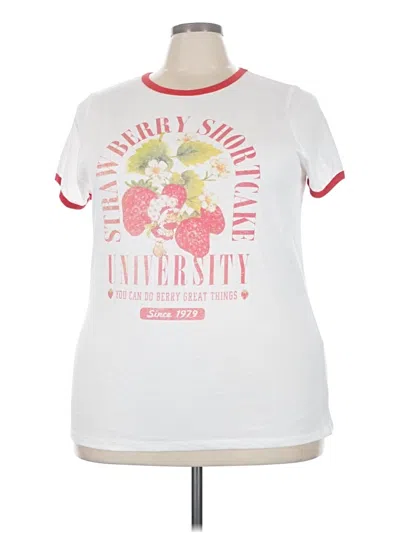 Pre-owned Strawberry Shortcake Short Sleeve T-shirt In Ivory