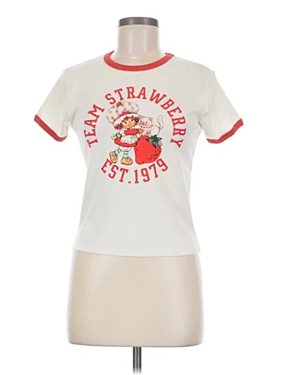 Pre-owned Strawberry Shortcake Short Sleeve T-shirt In Ivory